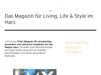harzlux.de Webseite Vorschau