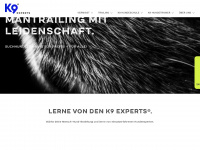 k9-experts.com Webseite Vorschau