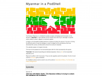 myanmar-podcast.com Webseite Vorschau