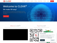 cldxr.com Webseite Vorschau
