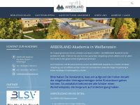 arberland-akademie.de Webseite Vorschau