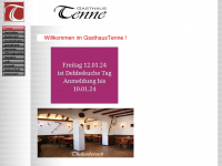 gasthaus-tenne.de Webseite Vorschau