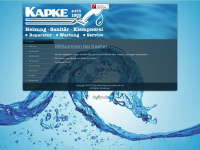 kapke-haustechnik.de Webseite Vorschau