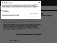 asbestentsorgung24.com Webseite Vorschau