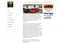 luxury-custom.com Webseite Vorschau