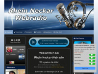 rhein-neckar-webradio.de Webseite Vorschau