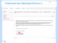 förderverein-worms.de Webseite Vorschau