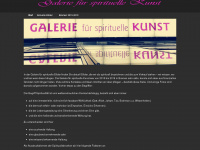 galerie-spirituelle-kunst.de Webseite Vorschau