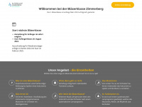 blaeserklasse-zimmerberg.ch Webseite Vorschau