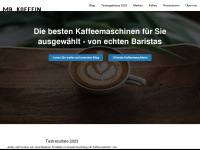 mrkoffein.de Webseite Vorschau