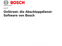 bosch-onstreet.com Webseite Vorschau
