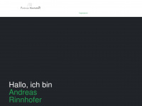 andreasrinnhofer.com Webseite Vorschau