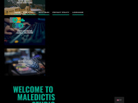 maledictis.com Webseite Vorschau