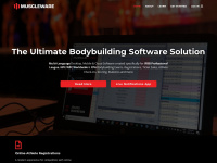 muscleware.com Webseite Vorschau