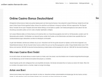 online-casino-bonus-de.com Webseite Vorschau