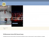 bb-dancecamp.com Webseite Vorschau