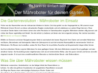 maehroboter.org Webseite Vorschau