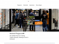 neuland-playground.com Webseite Vorschau