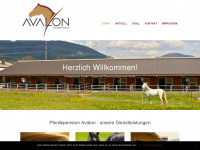 pferdepension-avalon.ch Webseite Vorschau