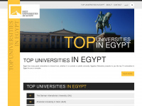 topuniversitiesegypt.com Webseite Vorschau