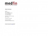 medfin.eu Webseite Vorschau