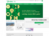 krka.lv Webseite Vorschau