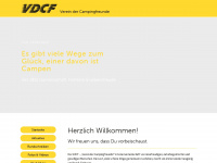 campingfreunde-vdcf.at Webseite Vorschau