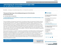 sammlungstagung2022.univie.ac.at Webseite Vorschau