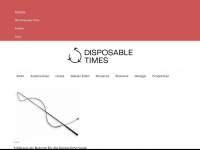 disposabletimes.org Webseite Vorschau