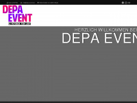 depa-event.de Webseite Vorschau