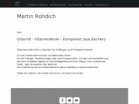 martinrohdich.de Webseite Vorschau