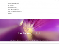 hochsensibel-stark.ch Webseite Vorschau