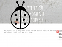 gluecksmomente-teilen.ch Webseite Vorschau
