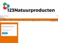 123natuurproducten.nl Webseite Vorschau