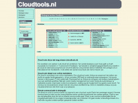cloudtools.nl Webseite Vorschau