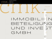 cmk-invest.at Webseite Vorschau
