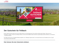 fellbach-gutschein.de Webseite Vorschau