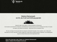 waldruh-dietramszell.de Webseite Vorschau