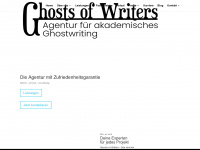 ghosts-of-writers.de Webseite Vorschau