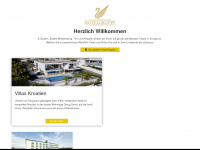 villas-kroatien.com Webseite Vorschau