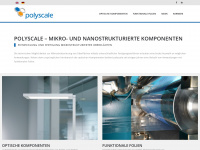 polyscale.com Webseite Vorschau