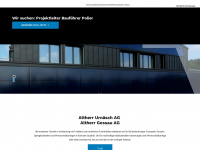 altherrag.ch Webseite Vorschau