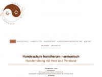 hundherum-harmonisch.de Webseite Vorschau
