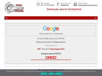 aufsperrdienst-petro.at Webseite Vorschau