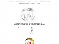 zanshin-karate-do-ettlingen.jimdofree.com Webseite Vorschau