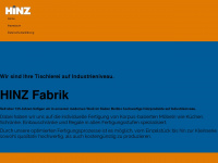 hinzfabrik.de Webseite Vorschau