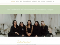 preloved-bridal.de Webseite Vorschau