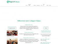 collegium60plus.ch Webseite Vorschau