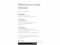 studio-schonach.de Webseite Vorschau