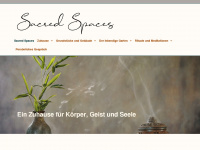 sacred-spaces.de Webseite Vorschau